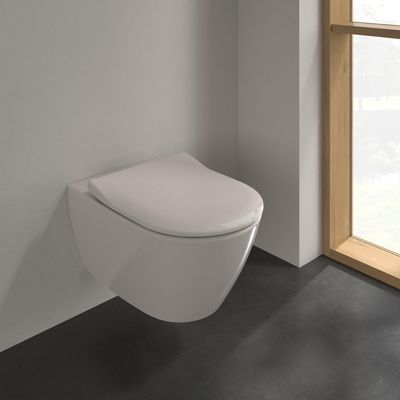 Villeroy & Boch Subway 2.0 wandcloset - 56cm - directflush diepspoel ceramic+ pergamon 5614r0r3