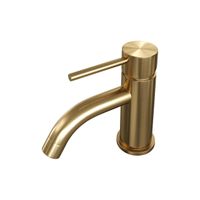 Brauer Gold Edition Fonteinkraan opbouw - uitloop 11.5cm - PVD - geborsteld goud 5-GG-006