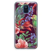 Papegaaien: Samsung Galaxy A6 (2018) Transparant Hoesje