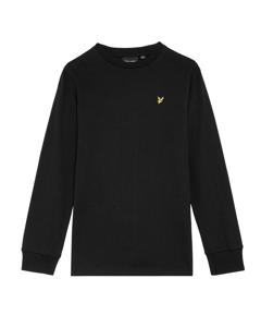 Lyle & Scott winter t-shirt jongens - zwart - longsleeve