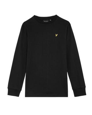 Lyle & Scott winter t-shirt jongens - zwart - longsleeve