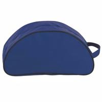 Schoenentas - donkerblauw - 35 x 17 x 14 cm - 8 liter - ritssluiting - reis opbergtas