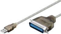 Goobay 68874 parallelle kabel Transparant 1,5 m - thumbnail