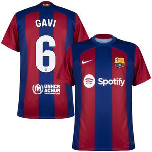 FC Barcelona Shirt Thuis 2023-2024 + Gavi 6