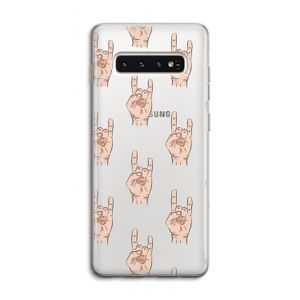 Rock: Samsung Galaxy S10 4G Transparant Hoesje