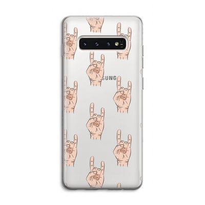 Rock: Samsung Galaxy S10 4G Transparant Hoesje
