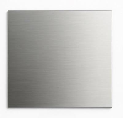 RVS vierkante plaat 80x80x3mm (set van 2 stuks)