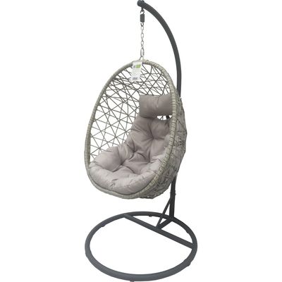 Viking Choice Schommelstoel, hangende cocon Luxe grijs Viking Choice Schommelstoel, hangende cocon Luxe grijs