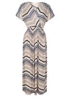 Maxi Jurk Zigzag Beige