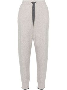 Brunello Cucinelli pantalon de jogging en cachemire - Gris