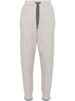 Brunello Cucinelli pantalon de jogging en cachemire - Gris