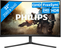 Philips Evnia 5000 32M2C5500W/00 computer monitor 80 cm (31.5") 2560 x 1440 Pixels Quad HD LCD Zwart - thumbnail