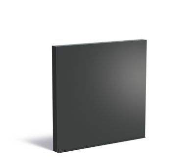 Aluminium muur 200x15x194cm.