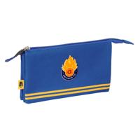 Pennenetui met 3 vakken Kings League Saiyans Blauw 22 x 12 x 3 cm