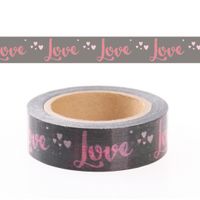 Washi knutsel tape met love - thumbnail