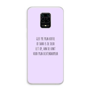 Ochtendhumeur: Xiaomi Redmi Note 10 Lite Transparant Hoesje