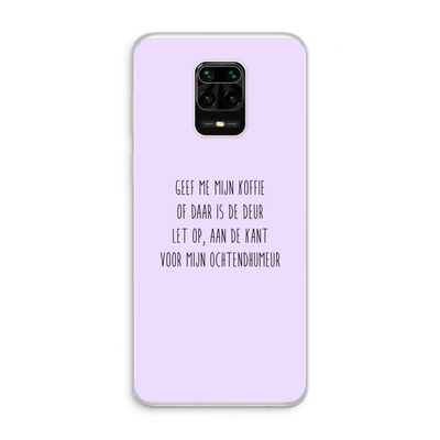Ochtendhumeur: Xiaomi Redmi Note 10 Lite Transparant Hoesje