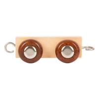 Small Foot - houten lettertrein trailer - 12 stuks Small Foot - houten lettertrein trailer - 12 stuks