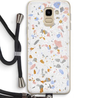 Terrazzo N°8: Samsung Galaxy J6 (2018) Transparant Hoesje met koord