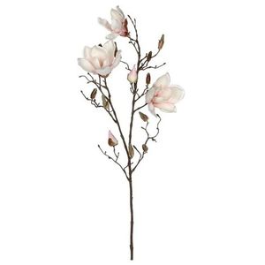 Magnolia beverboom kunsttak licht roze 90 cm