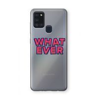 Whatever: Samsung Galaxy A21s Transparant Hoesje