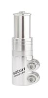Satori stuurpen-adapter ahead met spacers up-4, zilver