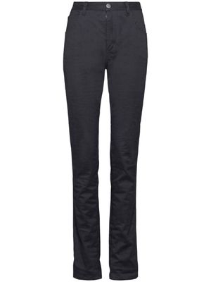 Maison Margiela jean skinny à imprimé Invitation - Noir