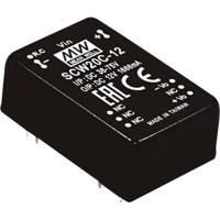 Mean Well SCW20A-12 DC/DC-convertermodule 1.666 A 20 W Aantal uitgangen: 1 x Inhoud 1 stuk(s)