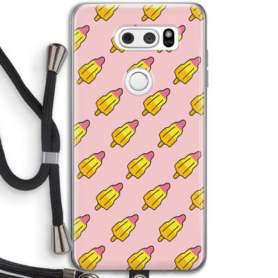 Waterijsjes: LG V30 Transparant Hoesje met koord