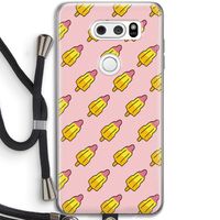 Waterijsjes: LG V30 Transparant Hoesje met koord Waterijsjes: LG V30 Transparant Hoesje met koord