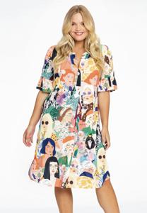 Yoek Jurk grandad kraag GIRLS | Multi | Maat 58/60