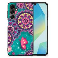 Samsung Galaxy A16 5G/4G Leuk Telefoonhoesje Cirkels en Vlinders Samsung Galaxy A16 5G/4G Leuk Telefoonhoesje Cirkels en Vlinders