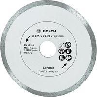 Bosch Accessoires Diamantdoorslijpschijf voor keramische tegels, 125 mm  Ø - 2607019473 - thumbnail