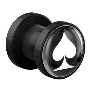 Tunnel met Casino-design Acryl Tunnels & Plugs