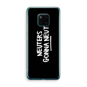 Neuters (zwart): Huawei Mate 20 Pro Transparant Hoesje