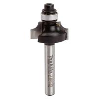 Makita D-09525 Freesbit Kwartrondfrees + lager S 6mm 20,64x9,53mm R3,97