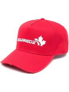 DSQUARED2 casquette à logo brodé - Rouge