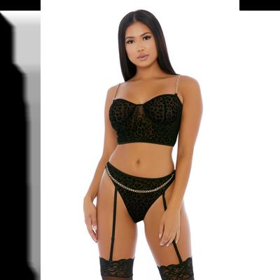 Forplay Chain Me Up - Bustier Set - L