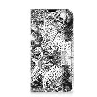 Mobiel BookCase iPhone 13 Mini Skulls Angel