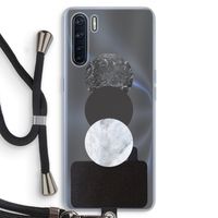 Marmeren cirkels: Oppo A91 Transparant Hoesje met koord
