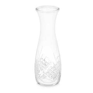 Vivalto schenkkan/water/wijn karaf - sierlijk glas - transparant - 1000 ml - D10 x H28 cm