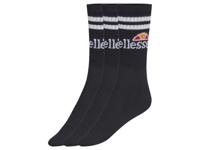 Ellesse 3 paar sokken (Zwart, 43-46)