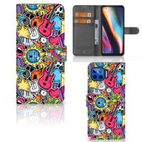 Motorola Moto G 5G Plus | Wallet Case | met Pasjes | Punk Rock