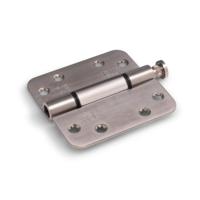 DX Glijlagerscharnier ronde hoeken 89x89x3 mm - RVS geborsteld