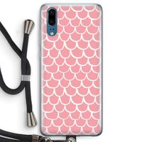 Dakpannetjes: Huawei P20 Transparant Hoesje met koord