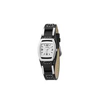 Horlogeband Fossil ES1074 Onderliggend Leder Zwart 14mm - thumbnail