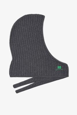 Ganni balaclava A6925 charcoal grey