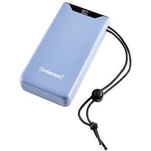 Intenso F20000 Powerbank 20000 mAh Quick Charge, Power Delivery LiPo USB-A, USB-C Blauw