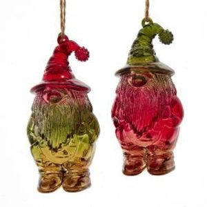 Multi W-Clr Glitter Gnome Ornament 4,4 inch - Kurt s adler