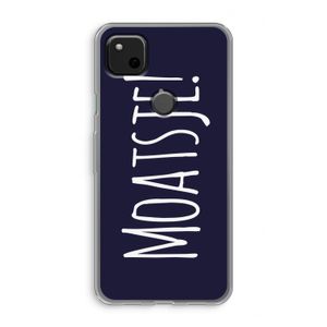 Moatsje!: Google Pixel 4a Transparant Hoesje